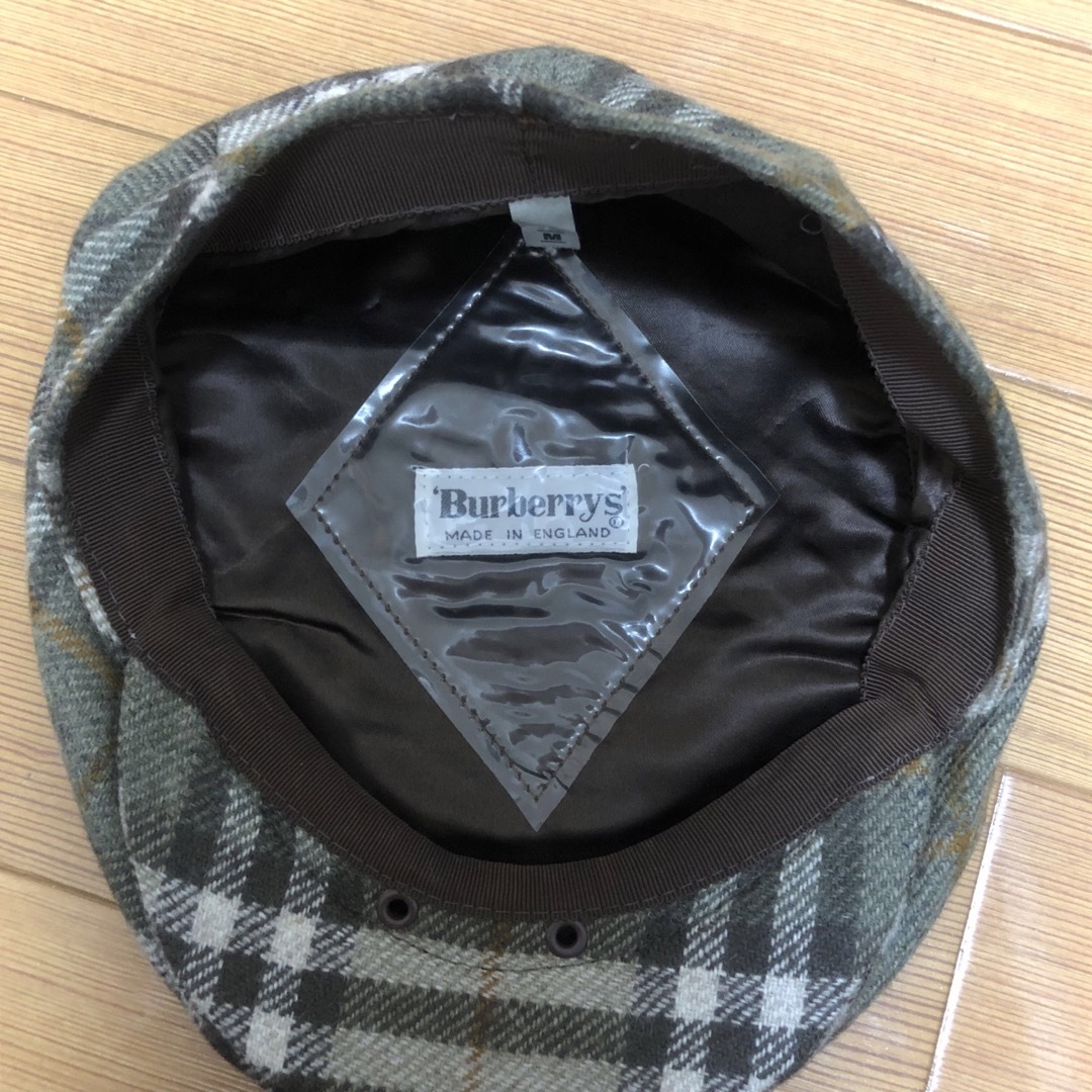 BURBERRY(バーバリー)のBURBERRY バーバリー ハンチング 帽子 ノバチェック柄 ヴィンテージ  レディースの帽子(ハンチング/ベレー帽)の商品写真