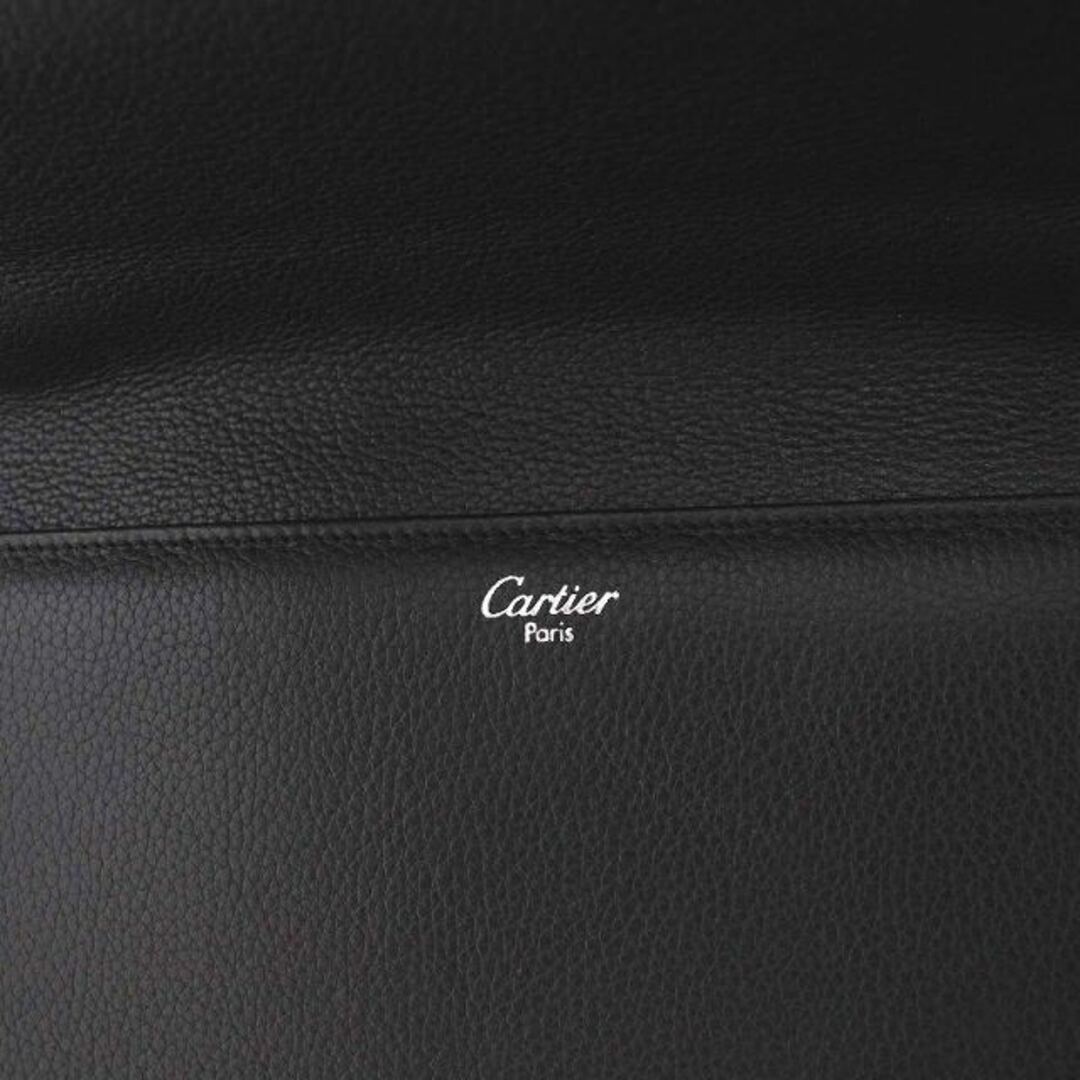 カルティエ Cartier パシャ ビジネスバッグ ブリーフケース レザー 黒