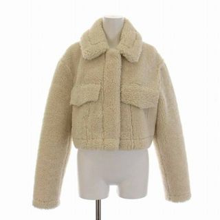 新品　ZARA ザラ　ボアジャケット　ボアアウター　スライ　マウジー　系