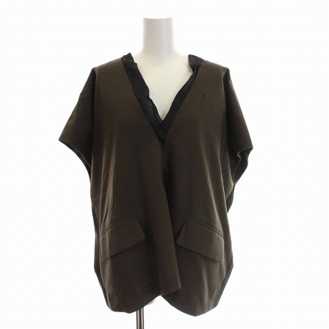 sacai - サカイ Suiting Pullover ベスト ジレ プルオーバー 1 茶