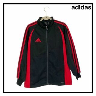 アディダス(adidas)のアディダス　トラックジャケット　キッズ　レディース　ジャージ　レッド　140(ジャケット/上着)