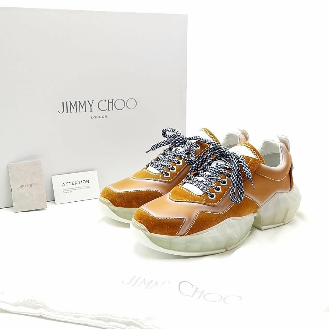 JIMMY CHOO - 美品 ジミーチュウ スニーカー ダイヤモンド 伊製 03