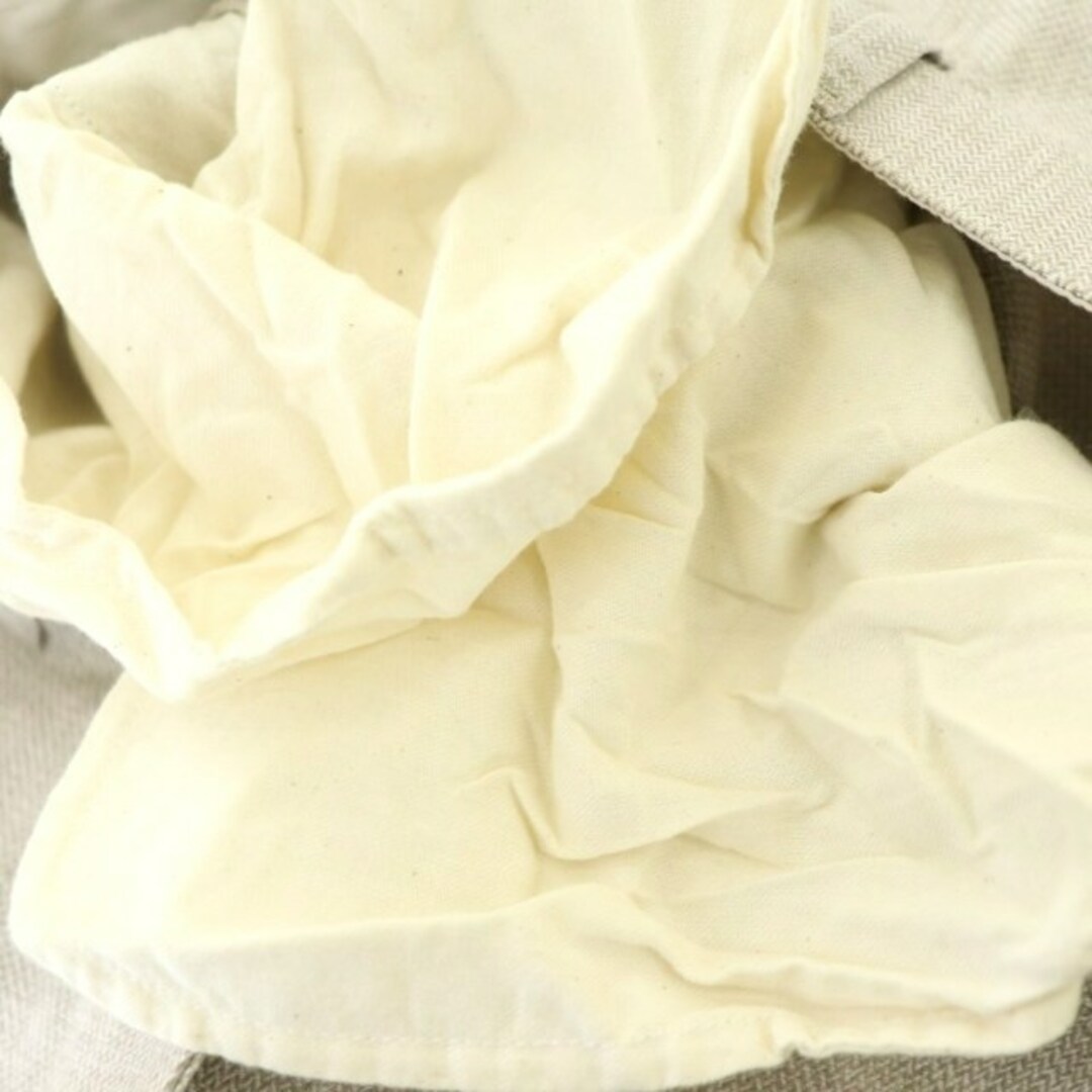 HUMAN WOMAN(ヒューマンウーマン)のヒューマンウーマン フロントボタンロングスカート 台形 フレア S ベージュ 白 レディースのスカート(ロングスカート)の商品写真