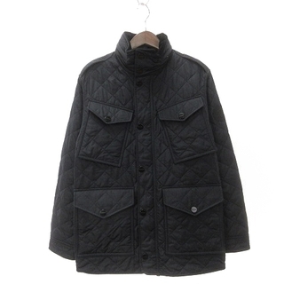 バーバリー(BURBERRY)のバーバリー パテッドジャケット コート キルティング 中綿 黒 46 ■SM1(ブルゾン)