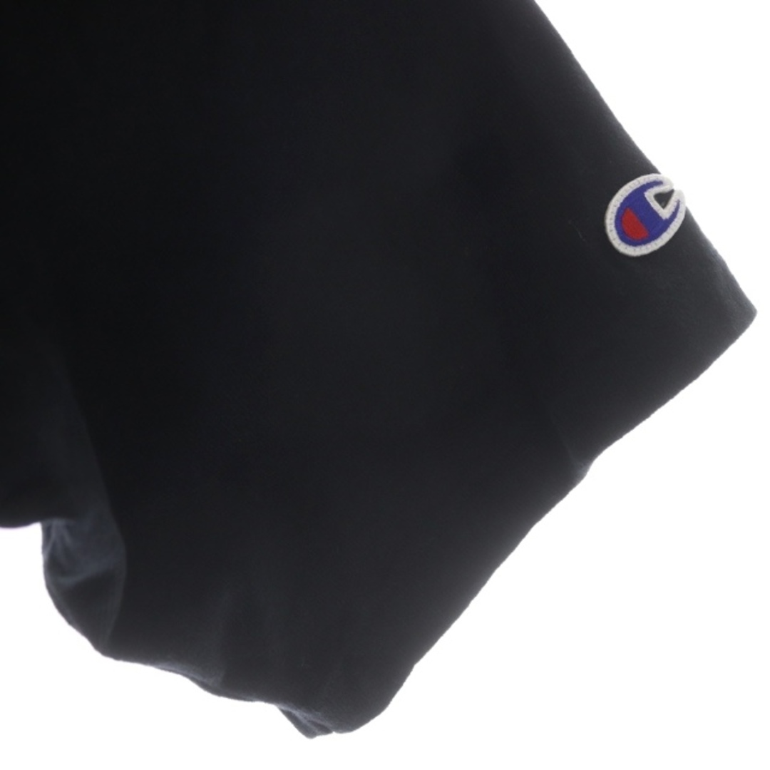 Champion(チャンピオン)のチャンピオン ショートスリーブTシャツ カットソー 半袖 ロゴパッチ M 黒 メンズのトップス(Tシャツ/カットソー(半袖/袖なし))の商品写真