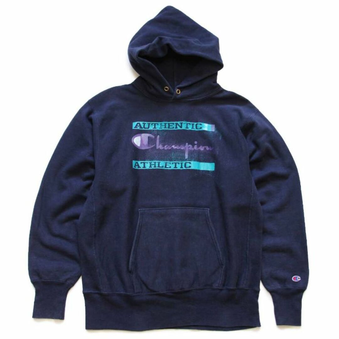 OLD Champion 90s チャンピオン スウェット パーカー L