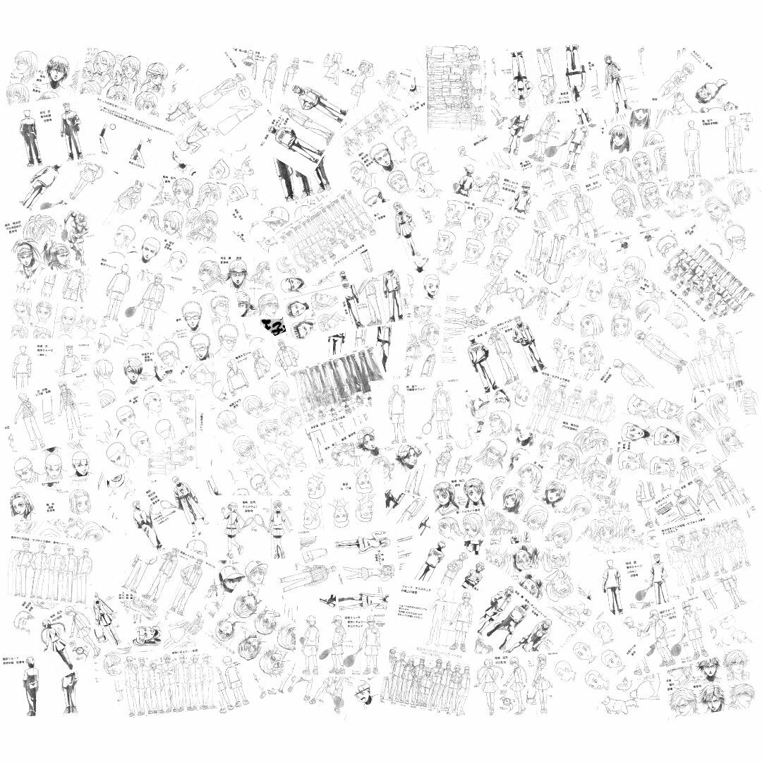 テニスの王子様 設定資料 制作資料 【146枚】の通販 by 春菊's テニスの王子様 設定資料 制作資料 【146枚】の通販 by 春菊's