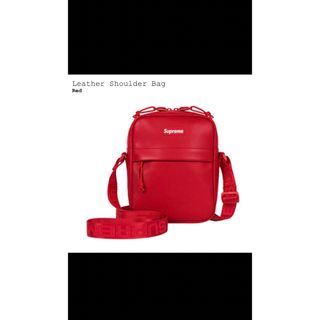 シュプリーム(Supreme)のSupreme Leather Shoulder Bag "Red"(ショルダーバッグ)