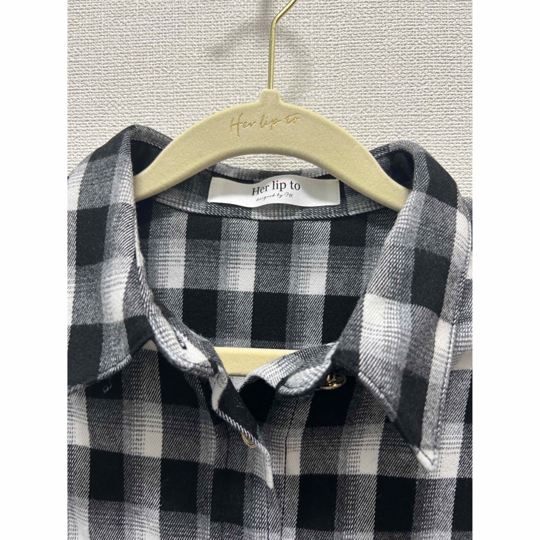 Oversized Check Shirt Set