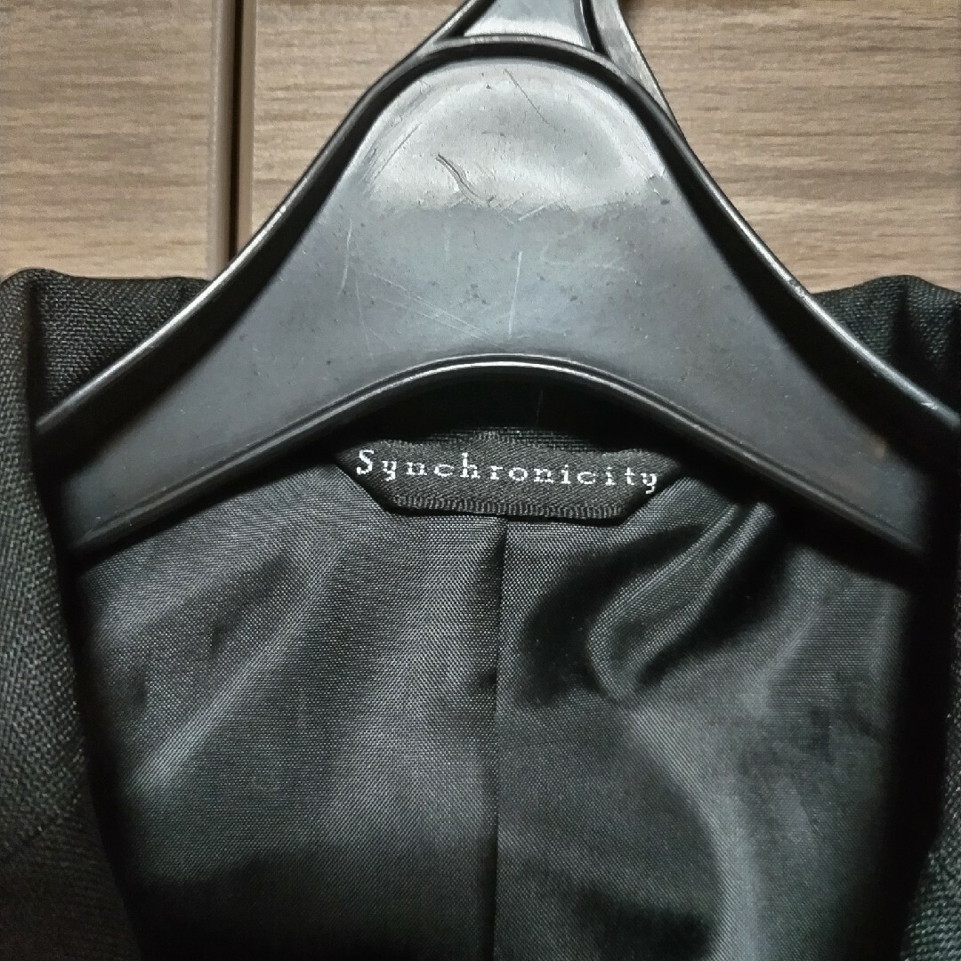 #入学式　#結婚式　黒スーツ（120）美品 キッズ/ベビー/マタニティのキッズ服男の子用(90cm~)(ドレス/フォーマル)の商品写真