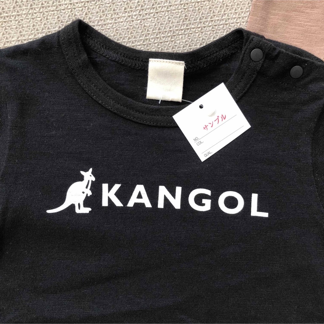 KANGOL(カンゴール)の90cm カンゴールKANGOL 子供ロンT 二枚セット　新品 キッズ/ベビー/マタニティのキッズ服男の子用(90cm~)(Tシャツ/カットソー)の商品写真