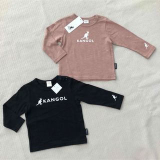 カンゴール(KANGOL)の90cm カンゴールKANGOL 子供ロンT 二枚セット　新品(Tシャツ/カットソー)