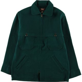 WOOLRICHヴィンテージUSA製ストリート緑ハーフボタンゆるだぼフリース