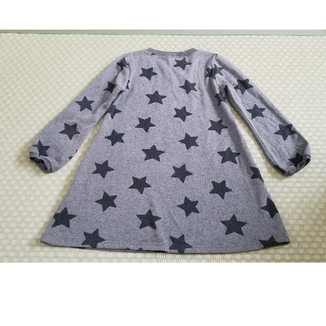 キッズワンピース　裏起毛　(130) キッズ/ベビー/マタニティのキッズ服女の子用(90cm~)(ワンピース)の商品写真