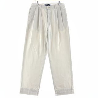 ラルフローレン(Ralph Lauren)の古着 ラルフローレン Ralph Lauren POLO by Ralph Lauren HAMMOND PANT ツータック チノパンツ メンズw33 /taa000693(チノパン)