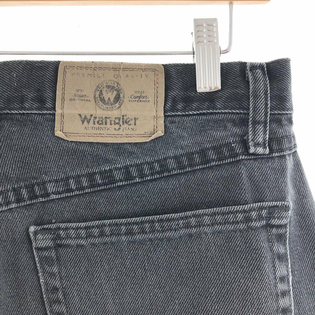 Wrangler(ラングラー)の古着 ラングラー Wrangler ブラックデニムパンツ メンズw33 /taa000974 メンズのパンツ(デニム/ジーンズ)の商品写真