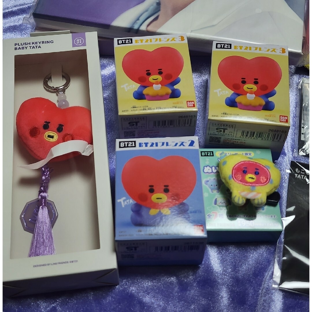 防弾少年団(BTS)(ボウダンショウネンダン)の新品 BT21 タイニータン TATA テテ テヒョン V まとめ売り セット エンタメ/ホビーのタレントグッズ(アイドルグッズ)の商品写真