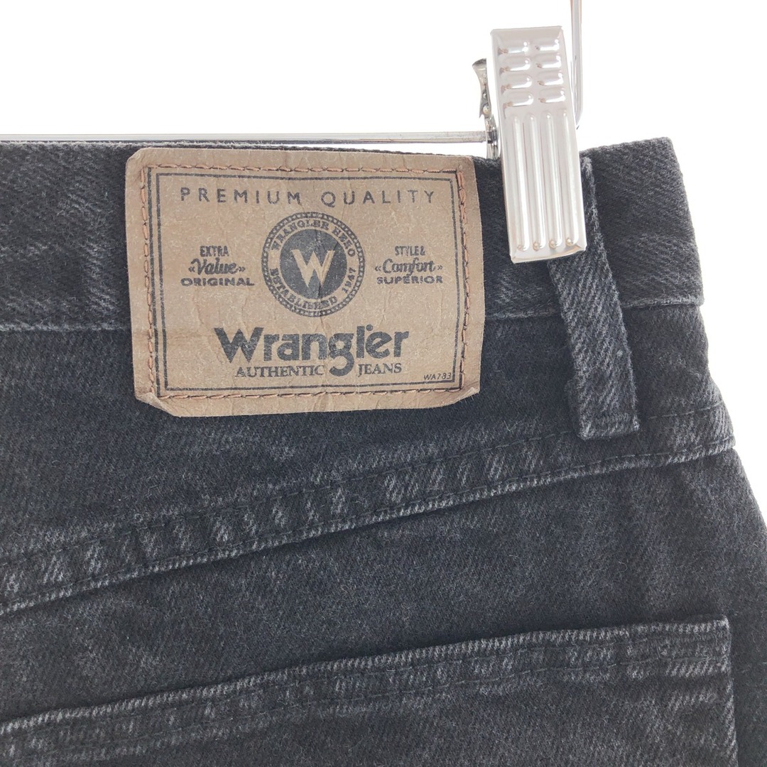 Wrangler(ラングラー)の古着 ラングラー Wrangler ブラックデニムパンツ メンズw33 /taa001004 メンズのパンツ(デニム/ジーンズ)の商品写真