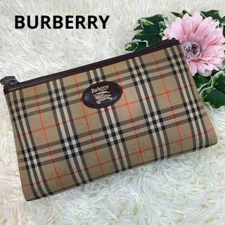 BURBERRY - ☆未使用品☆レア☆バーバリー ノベルティ フラットポーチ