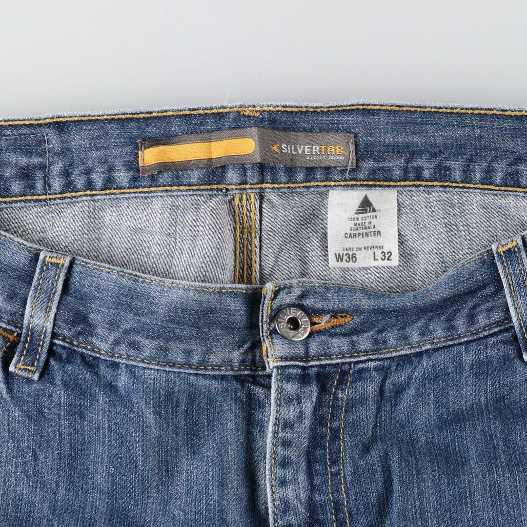 Levi's(リーバイス)の古着 リーバイス Levi's SILVER TAB シルバータブ CARPENTER デニム ペインターパンツ メンズw36 /taa001610 メンズのパンツ(デニム/ジーンズ)の商品写真