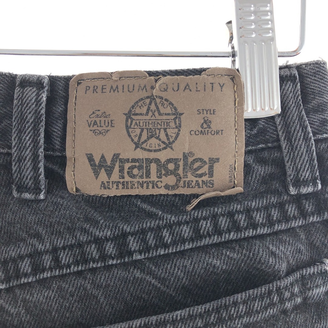 Wrangler(ラングラー)の古着 ラングラー Wrangler ブラックデニムパンツ USA製 メンズw34 /taa000947 メンズのパンツ(デニム/ジーンズ)の商品写真