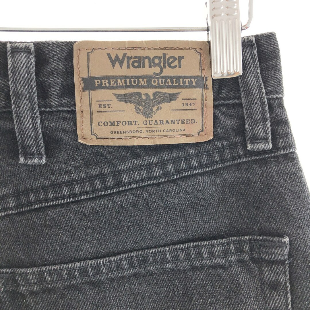 Wrangler(ラングラー)の古着 ラングラー Wrangler ブラックデニムパンツ メンズw34 /taa000982 メンズのパンツ(デニム/ジーンズ)の商品写真