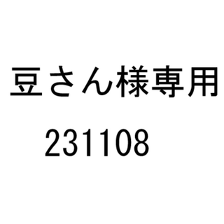 豆さん様専用　231108(その他)