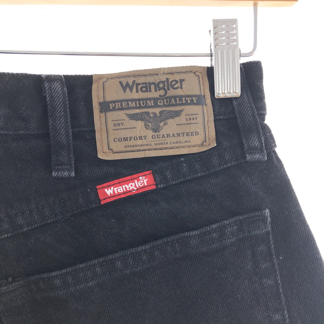 Wrangler(ラングラー)の古着 ラングラー Wrangler ブラックデニムパンツ メンズw36 /taa000785 メンズのパンツ(デニム/ジーンズ)の商品写真