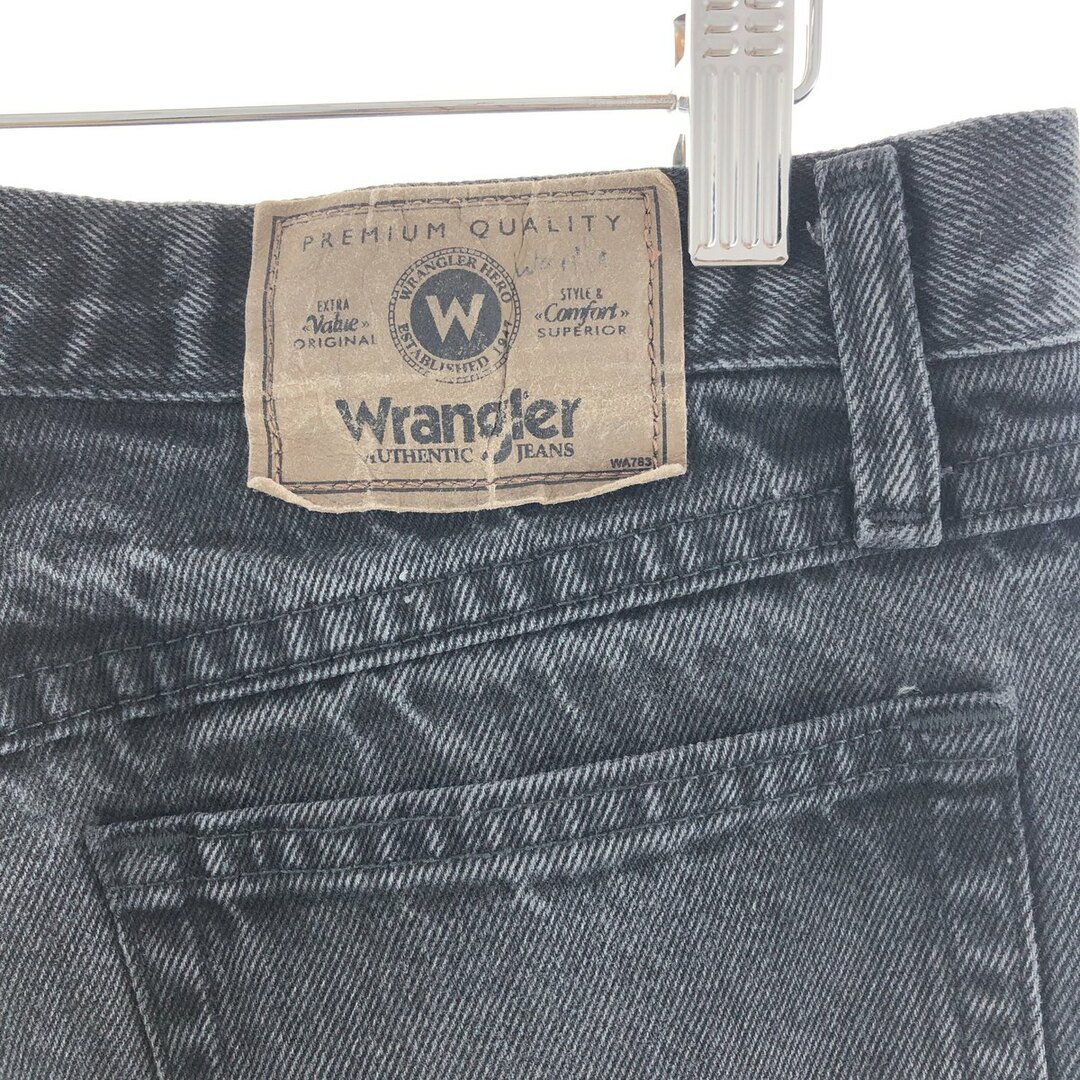 Wrangler(ラングラー)の古着 ラングラー Wrangler ブラックデニムパンツ メンズw31 /taa000787 メンズのパンツ(デニム/ジーンズ)の商品写真