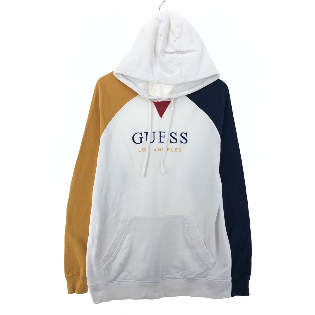 GUESS(ゲス)の古着 ゲス Guess ラグランスリーブ スウェットプルオーバーパーカー メンズL /eaa388420 メンズのトップス(スウェット)の商品写真