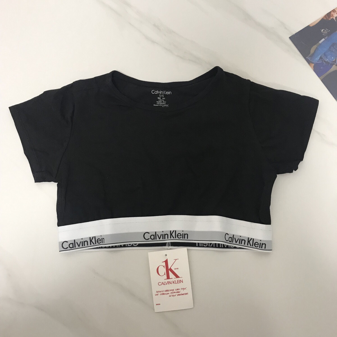 ck Calvin Klein(シーケーカルバンクライン)のカルバンクライン　ck 半袖　Tシャツ　ブラレット　 ブラック　Mサイズ メンズのトップス(Tシャツ/カットソー(半袖/袖なし))の商品写真