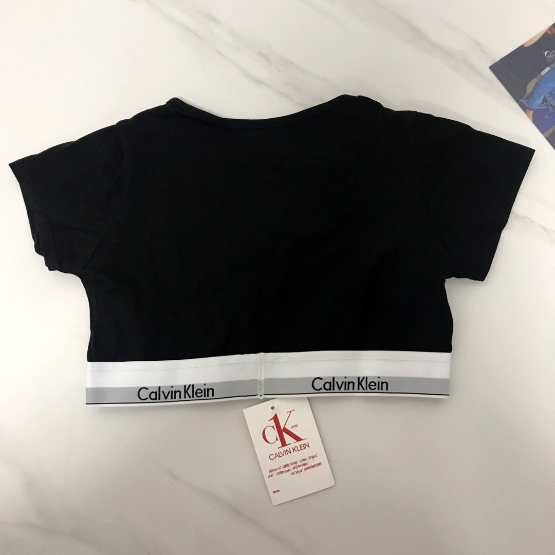 ck Calvin Klein(シーケーカルバンクライン)のカルバンクライン　ck 半袖　Tシャツ　ブラレット　 ブラック　Mサイズ メンズのトップス(Tシャツ/カットソー(半袖/袖なし))の商品写真