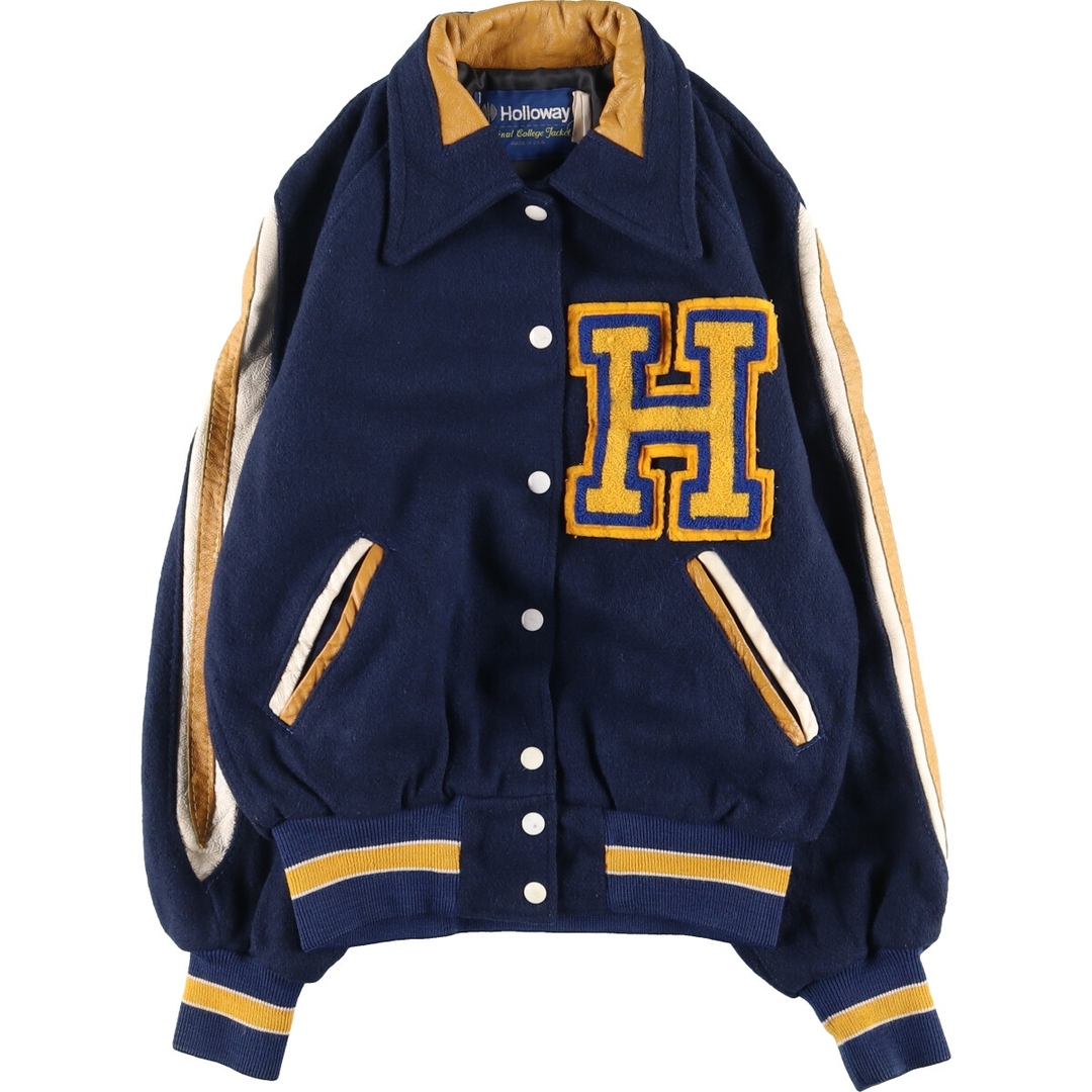 古着 80年代 Holloway ウールスタジャン アワードジャケット 古着 80年代 Holloway ウールスタジャン アワードジャケット