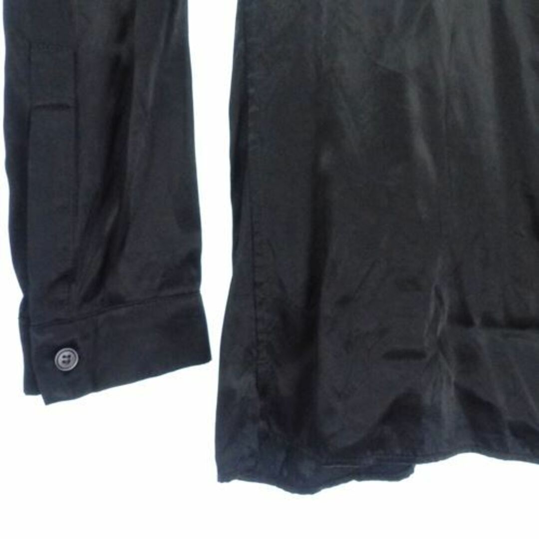 Y's(ワイズ)のワイズ Y's レーヨンブラウス YZ-B19-221 長袖 シャツ ブラック レディースのトップス(シャツ/ブラウス(長袖/七分))の商品写真