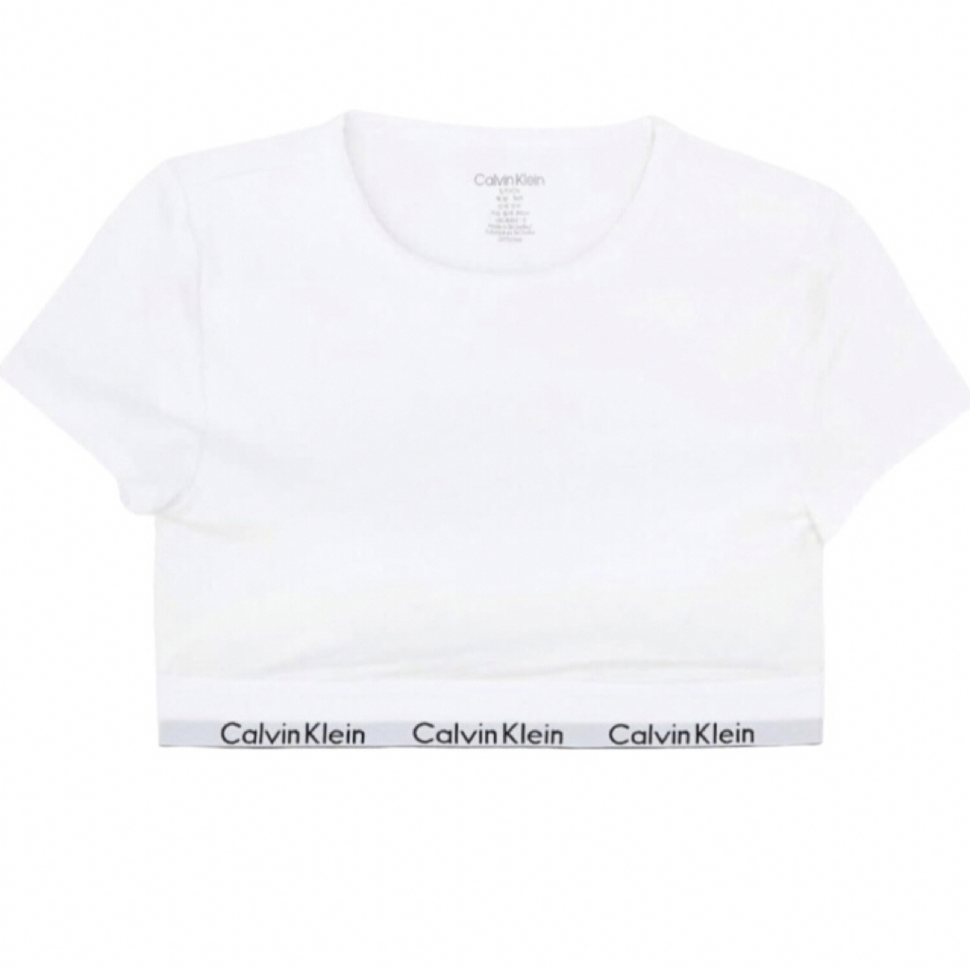 ck Calvin Klein(シーケーカルバンクライン)のカルバンクライン　ck 半袖　Tシャツ　ブラレット　 ホワイト　Sサイズ メンズのトップス(Tシャツ/カットソー(半袖/袖なし))の商品写真