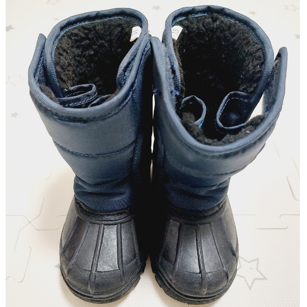 西松屋(ニシマツヤ)のスノーブーツ　15cm キッズ/ベビー/マタニティのキッズ靴/シューズ(15cm~)(ブーツ)の商品写真