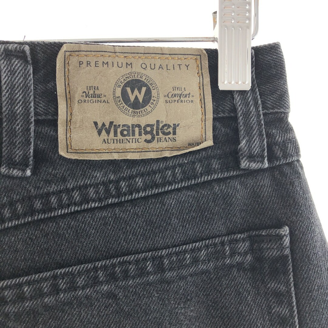 Wrangler(ラングラー)の古着 ラングラー Wrangler ブラックジーンズ デニムパンツ メンズw34 /taa000840 メンズのパンツ(デニム/ジーンズ)の商品写真