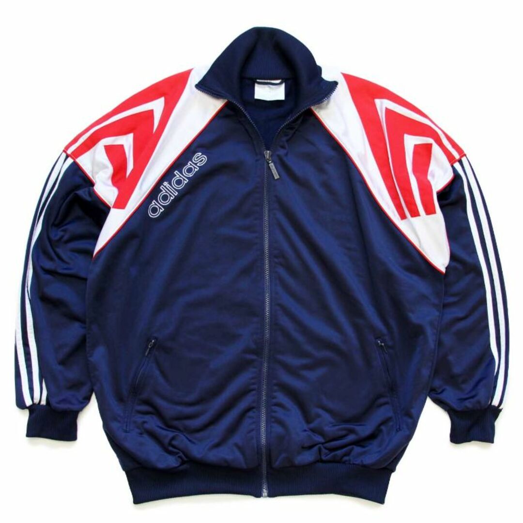 90s adidas アディダス トラックジャケット　オーバーサイズ　ブラック