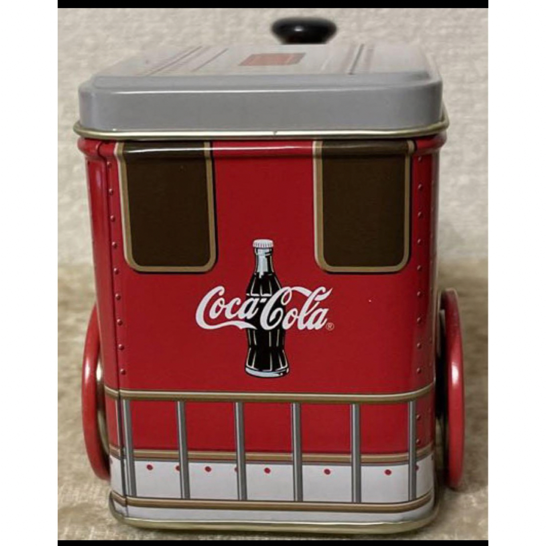 コカ・コーラ(コカコーラ)の☆コカコーラ　列車　缶　小物入れ インテリア/住まい/日用品のインテリア小物(小物入れ)の商品写真