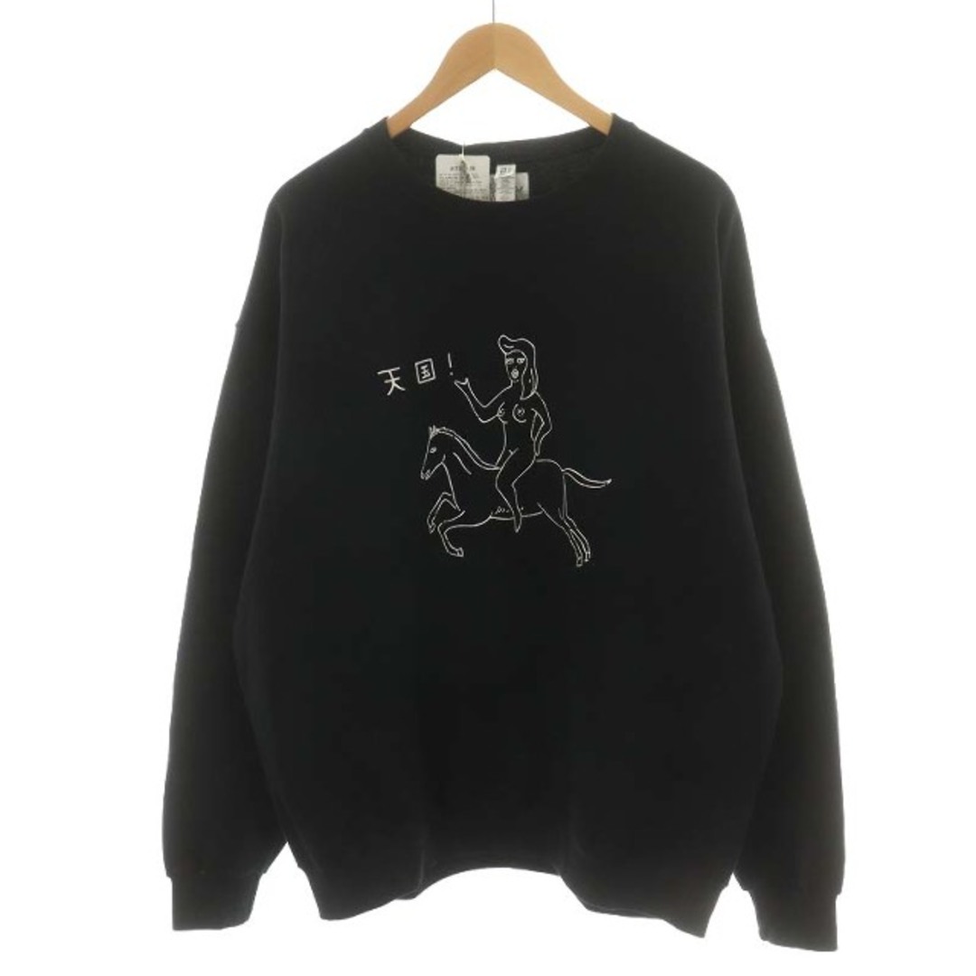 WACKO MARIA CREW NECK SWEAT SHIRT XL 黒