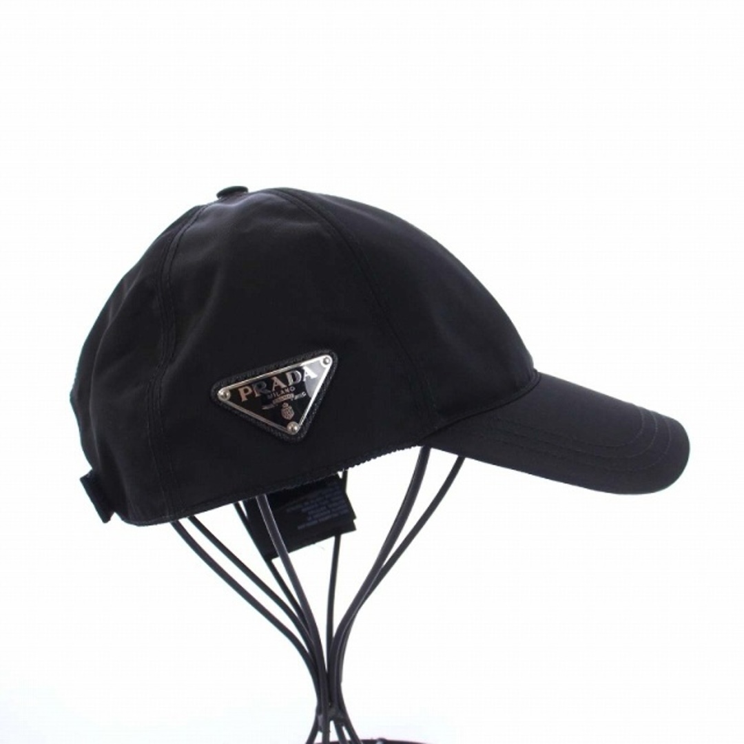 PRADA(プラダ)のプラダ 22年製 Re-nylon ベースボールキャップ 野球帽 三角プレート レディースの帽子(キャップ)の商品写真