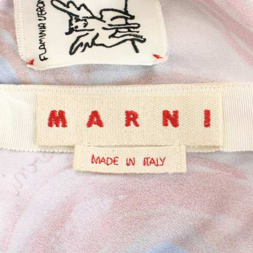 Marni(マルニ)のマルニ ハイウエストスカート フレアスカート ミモレ ロング 40 M 赤 レディースのスカート(ひざ丈スカート)の商品写真