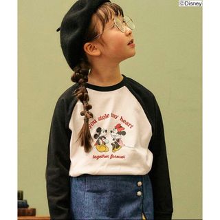 アプレレクール(apres les cours)のアプレレクール ディズニー ミッキー ミニー 長袖 Tシャツ(Tシャツ/カットソー)