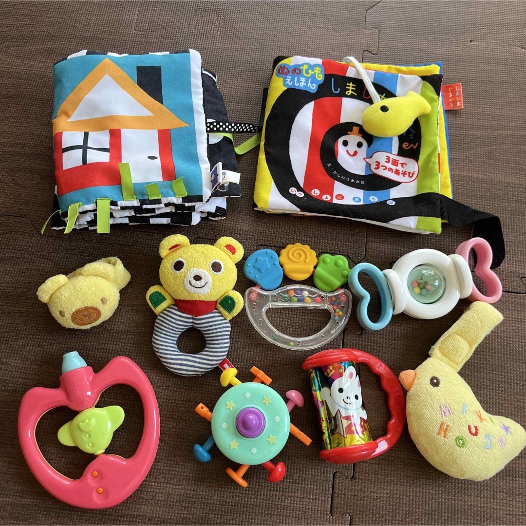 mikihouse(ミキハウス)のベビー　赤ちゃん　おもちゃ　まとめ売り キッズ/ベビー/マタニティのおもちゃ(知育玩具)の商品写真