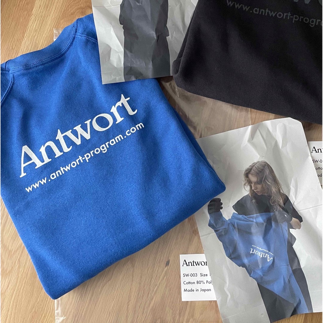 Antwort STAFF CREWNECK -BLUE | フリマアプリ ラクマ