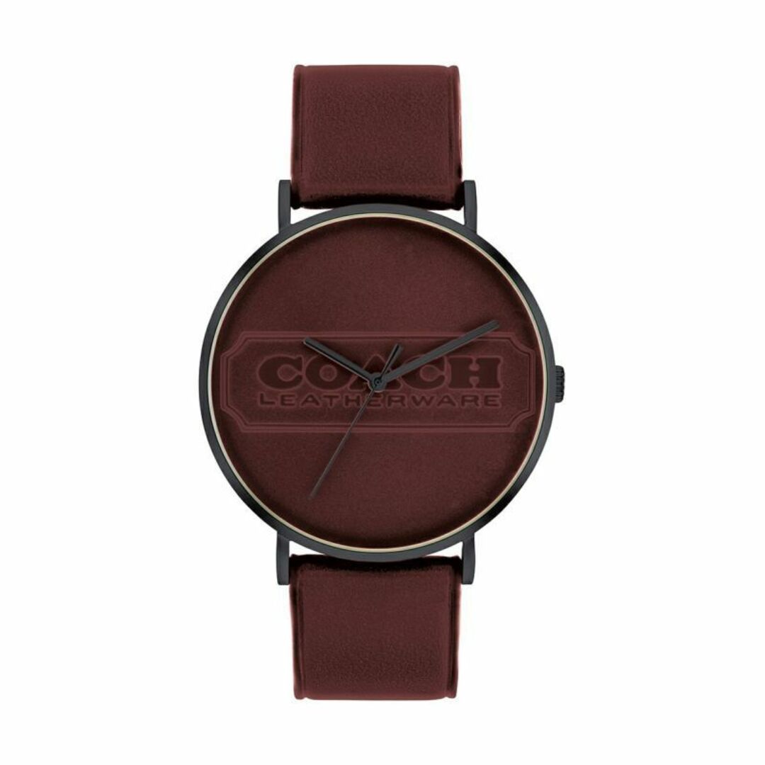 COACH(コーチ)の★コーチ チャールズ 41mm ラウンド GUN IP ケース ボルドー メンズの時計(腕時計(アナログ))の商品写真