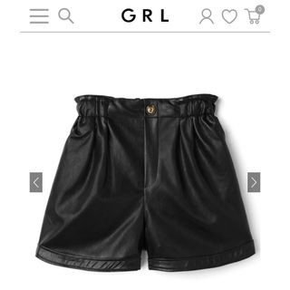 グレイル(GRL)のGRL グレイル (S) レザーショートパンツ(ショートパンツ)