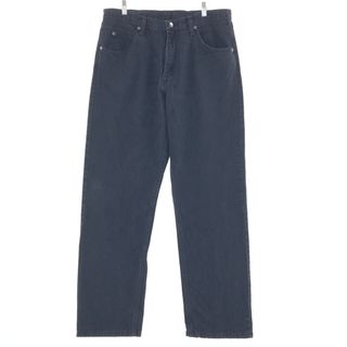 ラングラー(Wrangler)の古着 ラングラー Wrangler RELAXED FIT ブラックジーンズ デニムパンツ メンズw36 /taa000900(デニム/ジーンズ)