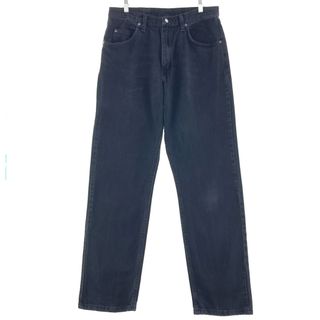 ラングラー(Wrangler)の古着 ラングラー Wrangler RELAXED FIT ブラックジーンズ デニムパンツ メンズw33 /taa002231(デニム/ジーンズ)