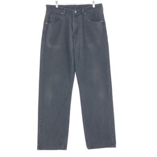 ラングラー(Wrangler)の古着 ラングラー Wrangler RELAXED FIT ブラックジーンズ デニムパンツ メンズw34 /taa000881(デニム/ジーンズ)